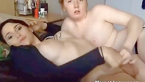 Amateur brunette gives a sexy blowjob and a big rimjob