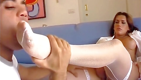 Busty nurse fucks her patient with anally penetrated